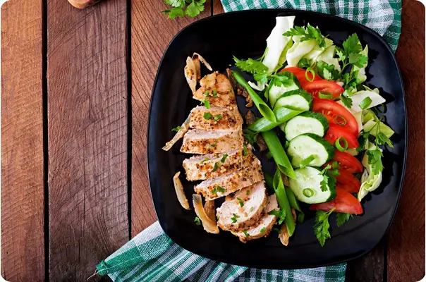 Chicken Strelfen Salat