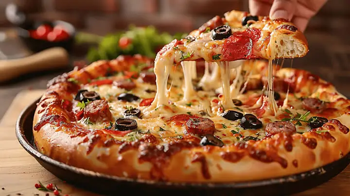 Gesundes Essen Pizza (Mittel)